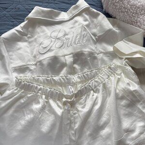 Flora Nikrooz Bride Satin Pajama Set – Small